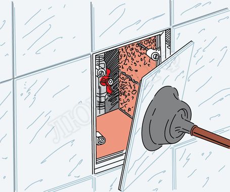 Люк сантехнический ДКП 150*200 Люк сантехнический ДКП 150*200