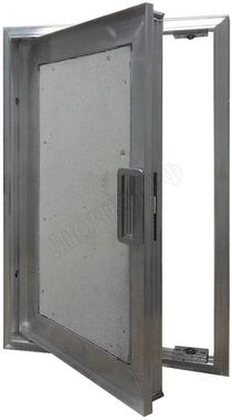 Люк-дверь под плитку Техно Противопожарный 2 створки 1800*850 Люк-дверь под плитку Техно Противопожарный 2 створки 1800*850