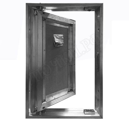 Люк-дверь под плитку Техно Противопожарный 2 створки 1800*850 Люк-дверь под плитку Техно Противопожарный 2 створки 1800*850
