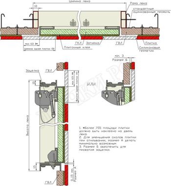 Люк под плитку АлюЛайт Распродажа 600*300 Люк под плитку АлюЛайт Распродажа 600*300
