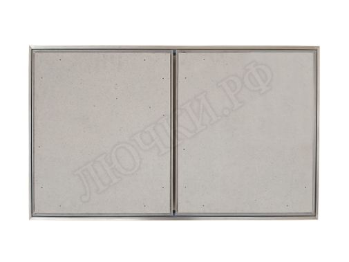 Люк под плитку Нажимной Хаммер Слава 2 створки 750*350 Люк под плитку Нажимной Хаммер Слава 2 створки 750*350