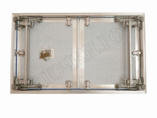 Люк под плитку Нажимной Хаммер Слава 2 створки 750*350 Люк под плитку Нажимной Хаммер Слава 2 створки 750*350