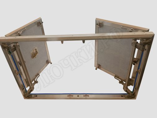 Люк под плитку Нажимной Хаммер Слава 2 створки 750*350 Люк под плитку Нажимной Хаммер Слава 2 створки 750*350