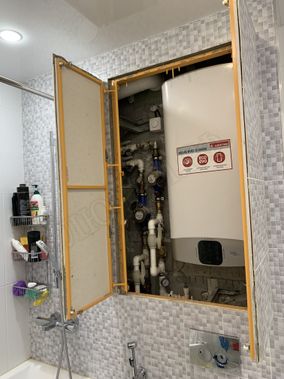 Люк под плитку нажимной Апельсин 2 створки 750*1050 Люк под плитку нажимной Апельсин 2 створки 750*1050