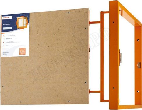 Люк под плитку Нажимной Апельсин 550*500, 1 створка Люк под плитку Нажимной Апельсин 550*500, 1 створка