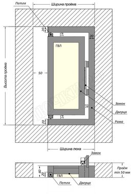 Люк под плитку Шагма для плитки 1000*1000 (требуемый размер проема 1010*1035, размер люка 960*1033) Люк под плитку Шагма для плитки 1000*1000 (требуемый размер проема 1010*1035, размер люка 960*1033)