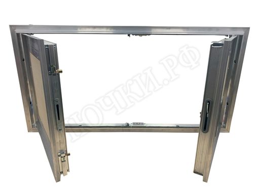 Люк-дверь под покраску Техно Противопожарный 2 створки 1200*1450 Люк-дверь под покраску Техно Противопожарный 2 створки 1200*1450