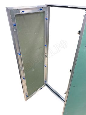 Люк под покраску Хаммер Гиппократ для установки в стену, 2 створки, съёмная перегородка 800*900 Люк под покраску Хаммер Гиппократ для установки в стену, 2 створки, съёмная перегородка 800*900