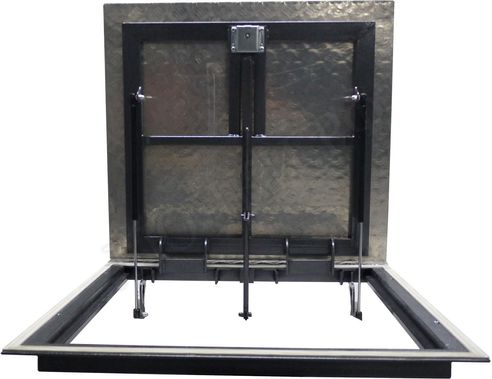 Напольный люк Дворник Уголок, нержавеющий рифленый лист 1200*2600 Напольный люк Дворник Уголок, нержавеющий рифленый лист 1200*2600