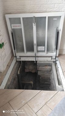 Напольный люк Самоподъемный Невидимка уголок 2 створки 1000*1350 Напольный люк Самоподъемный Невидимка уголок 2 створки 1000*1350