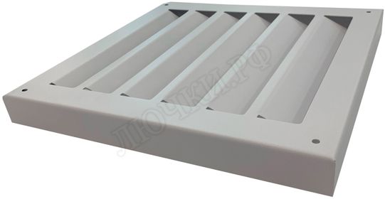 Жалюзийная решетка КДУ накладная 200*800, крепеж через наличник Жалюзийная решетка КДУ накладная 200*800, крепеж через наличник