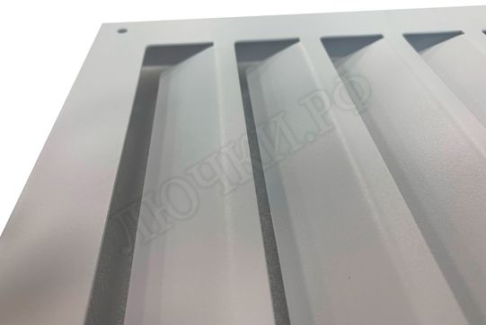 Жалюзийная решетка КДУ накладная 200*800, крепеж через наличник Жалюзийная решетка КДУ накладная 200*800, крепеж через наличник