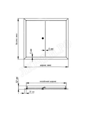 Люк сантехнический Элит усиленный 1 мм с замком 2 створки 1700*500, RAL 9003 муар Люк сантехнический Элит усиленный 1 мм с замком 2 створки 1700*500, RAL 9003 муар