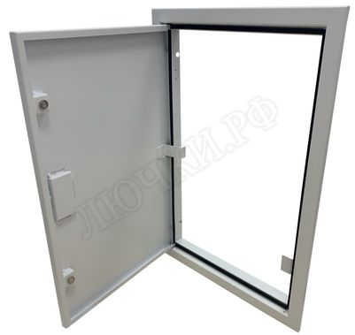 Сантехнический люк Элит усиленный 1 мм с магнитом, 1 створка 200*200, RAL 9003 муар Сантехнический люк Элит усиленный 1 мм с магнитом, 1 створка 200*200, RAL 9003 муар