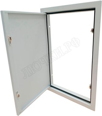 Люк сантехнический Элит усиленный 1 мм нажимной 1000*2000, RAL 9003 муар, 1 створка Люк сантехнический Элит усиленный 1 мм нажимной 1000*2000, RAL 9003 муар, 1 створка