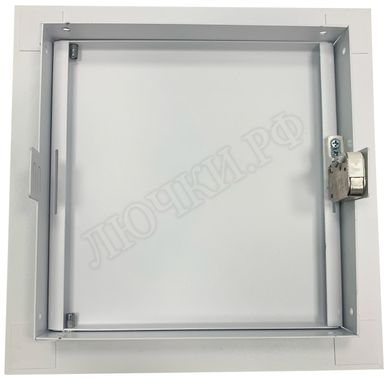 Сантехнический люк Комфорт, нажимной 1000*1150, RAL 9003 муар Сантехнический люк Комфорт, нажимной 1000*1150, RAL 9003 муар