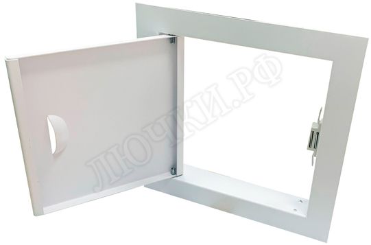 Сантехнический люк Комфорт, с магнитом 300*400, RAL 9003 муар Сантехнический люк Комфорт, с магнитом 300*400, RAL 9003 муар