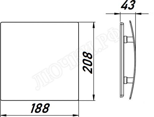 Вытяжной вентилятор Awenta System+, Turbo, 125, KWT125M, PEB125, Белый, пластик Вытяжной вентилятор Awenta System+, Turbo, 125, KWT125M, PEB125, Белый, пластик