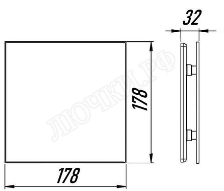 Вытяжной вентилятор Awenta System+, Turbo, 125, KWT125M, PTGB125M, Чёрный матовый стекло Вытяжной вентилятор Awenta System+, Turbo, 125, KWT125M, PTGB125M, Чёрный матовый стекло