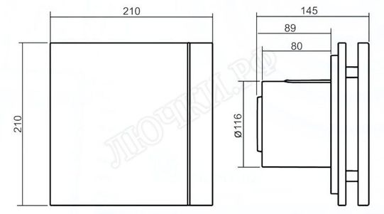 Вентилятор SILENT-200 CRZ DESIGN-3C  Вентилятор SILENT-200 CRZ DESIGN-3C